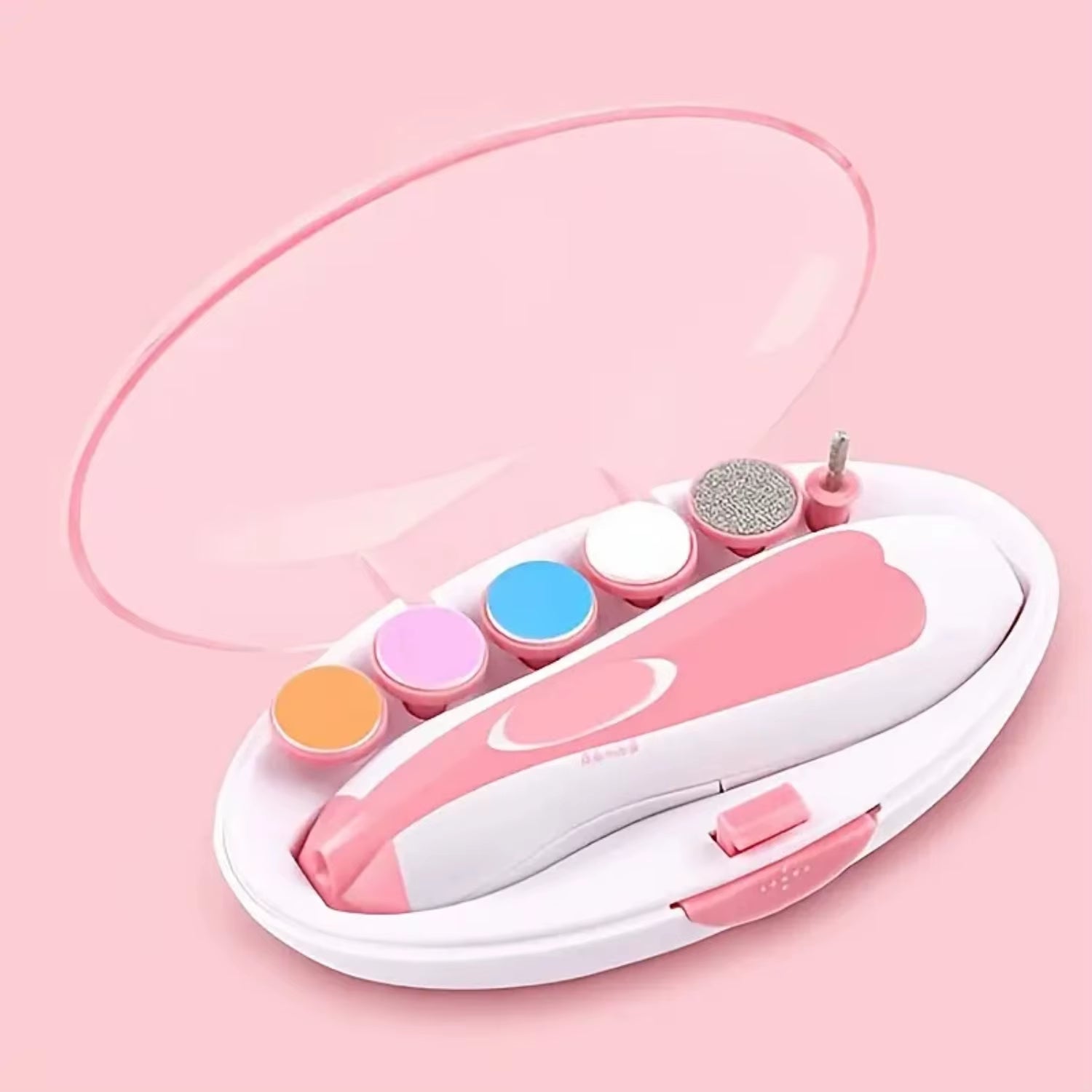 Safe, Gentle, and Light Electric Baby Nail Trimmer - Precise and Easy Nail Care Kit for Newborns and Toddlers, Clipper for Babie