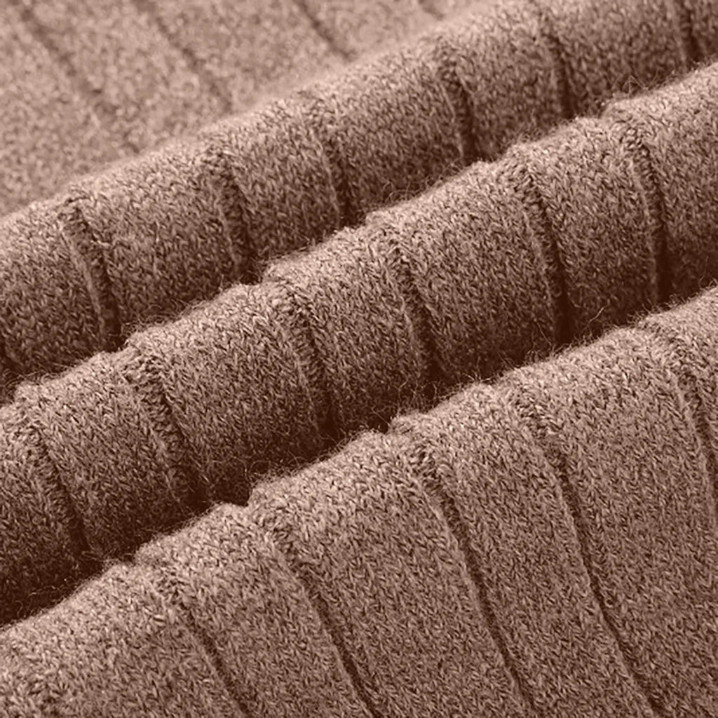 Sweaters for Men Cable Knit Crew Neck Top Long Sleeve Dressy Casual Fall and Winter Quarter Zip Pullover Sweater