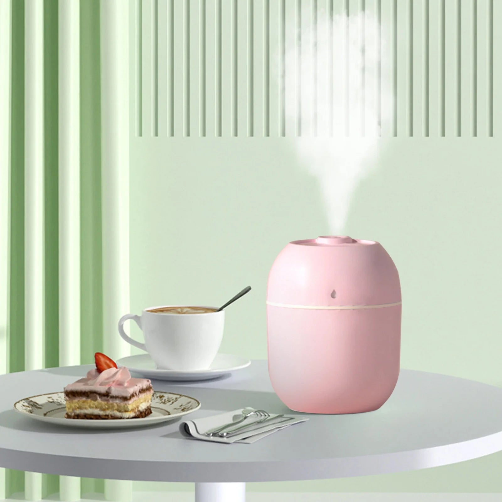 2023 Promotion on Sale, U Humidifier with Light ,Quiet Cool Mist Humidifier for Bedroom and Office ,Plants, Easy to Clean