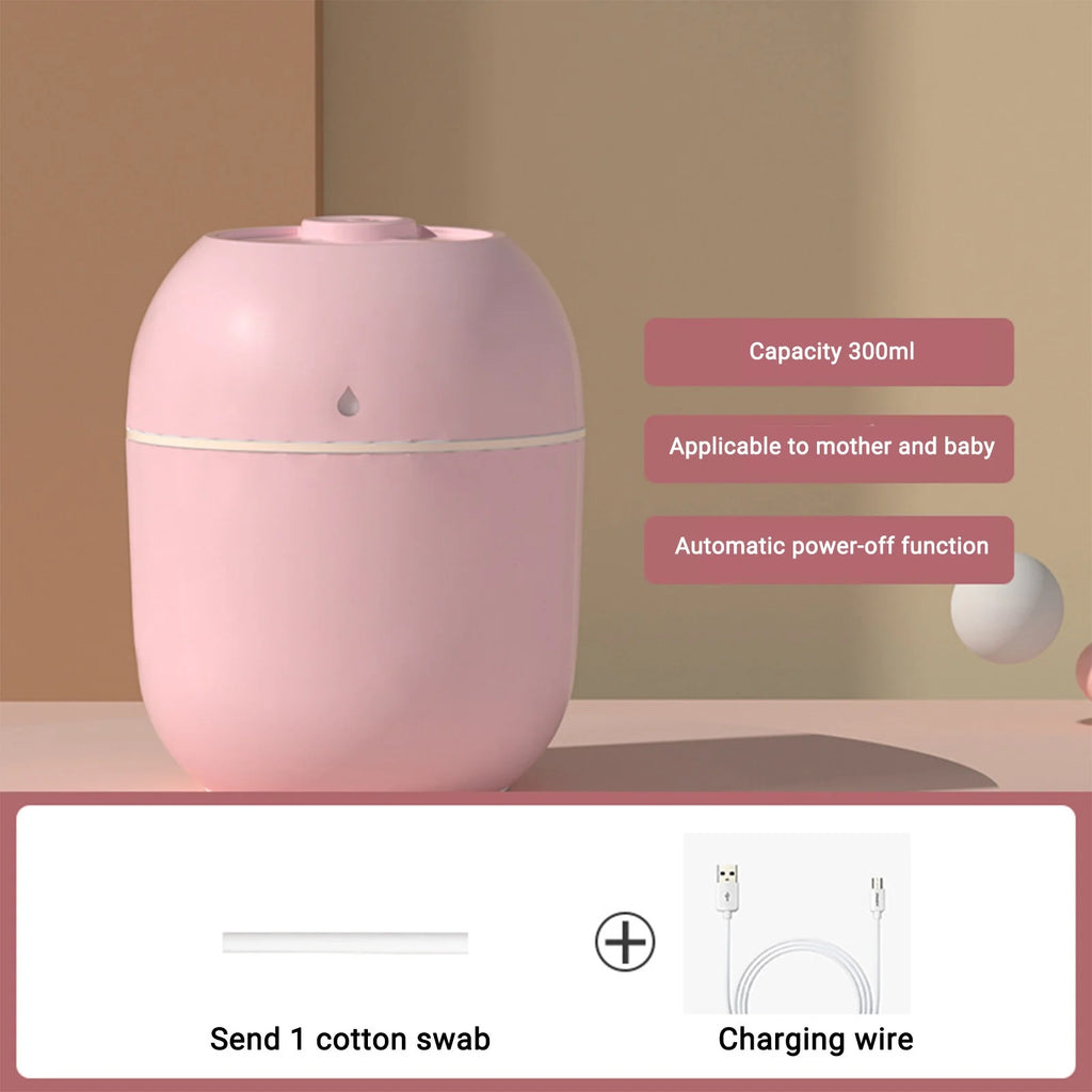 2023 Promotion on Sale, U Humidifier with Light ,Quiet Cool Mist Humidifier for Bedroom and Office ,Plants, Easy to Clean