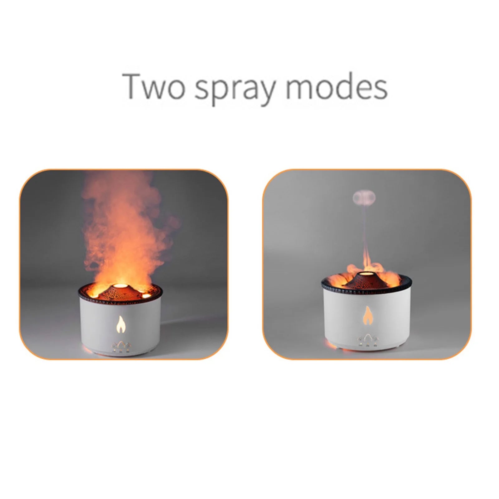 Flame Humidifier Mute Aromatherapy Machine Bedroom Lighting Large Fog Volume Air Purification Diffuser Aromatherapy Machine