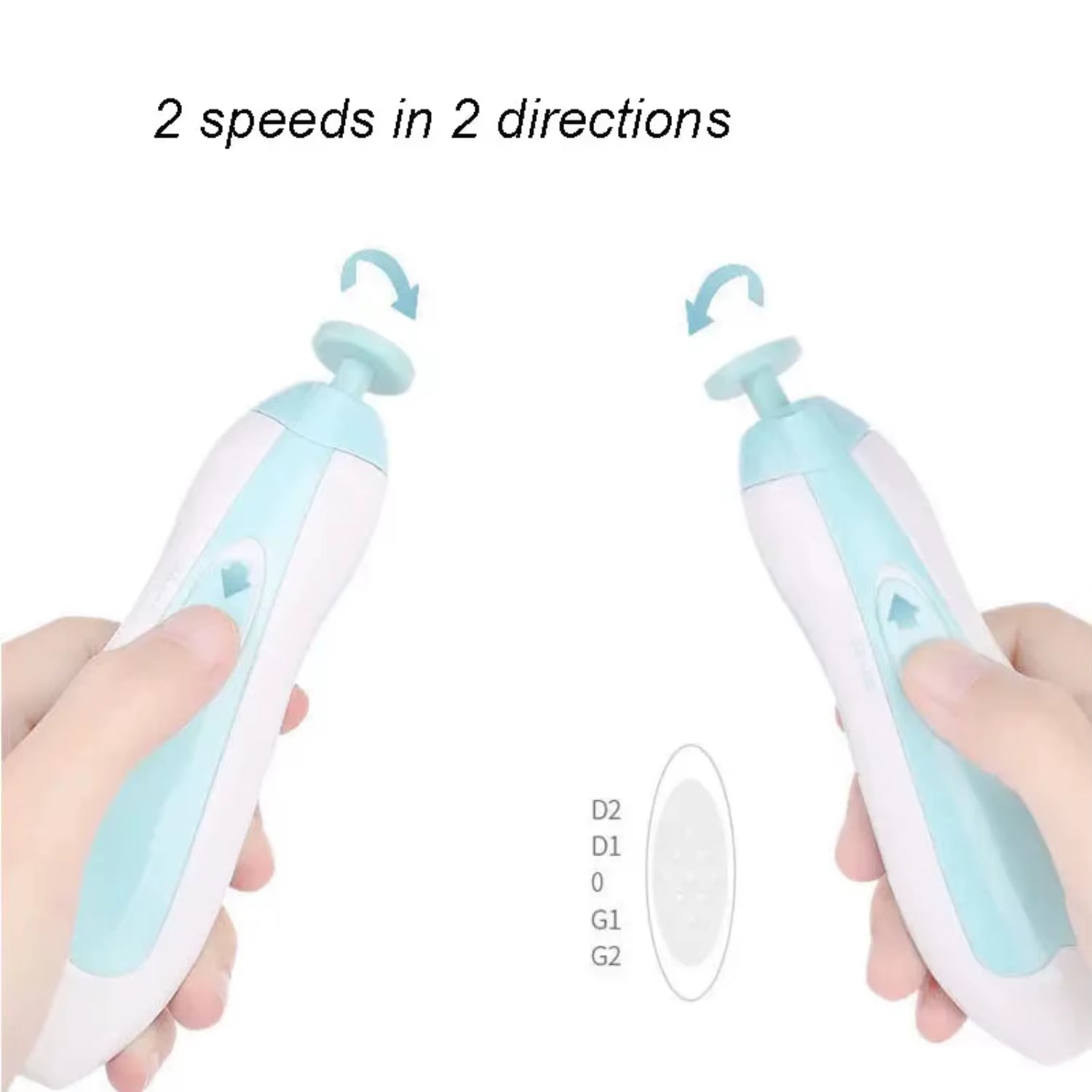 Safe, Gentle, and Light Electric Baby Nail Trimmer - Precise and Easy Nail Care Kit for Newborns and Toddlers, Clipper for Babie