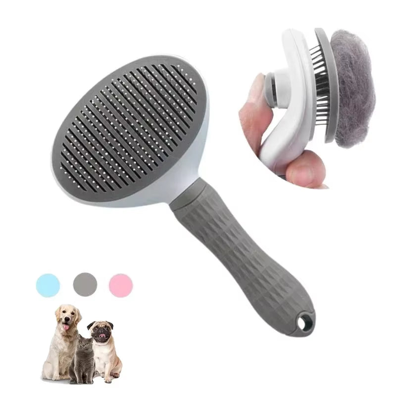 Pet Dog Hair Brush Cat Comb Grooming and Care Cat Brush Stainless Steel Comb for Long Hair Dogs Cleaning Pets Dogs Accessories