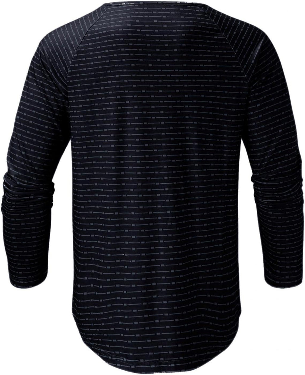 Men'S Winter Regular-Fit Long-Sleeve T-Shirt Lightweight round Neck Printed Blouse Pullovers